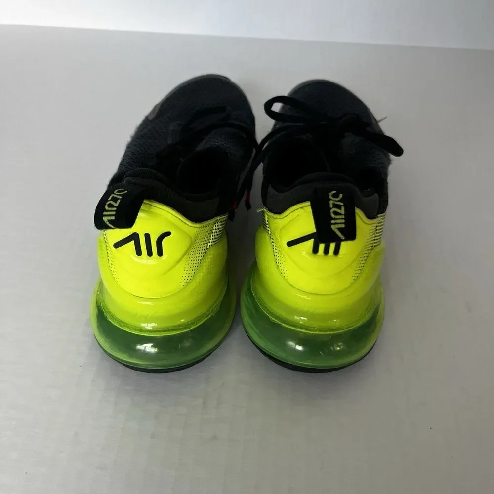 Nike Black and Neon Green 270C - Picture 2 of 8